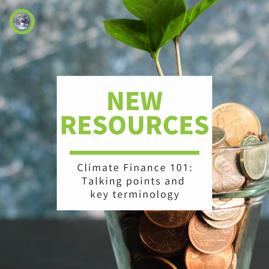 New Resources! Climate Finance 101 for free download
