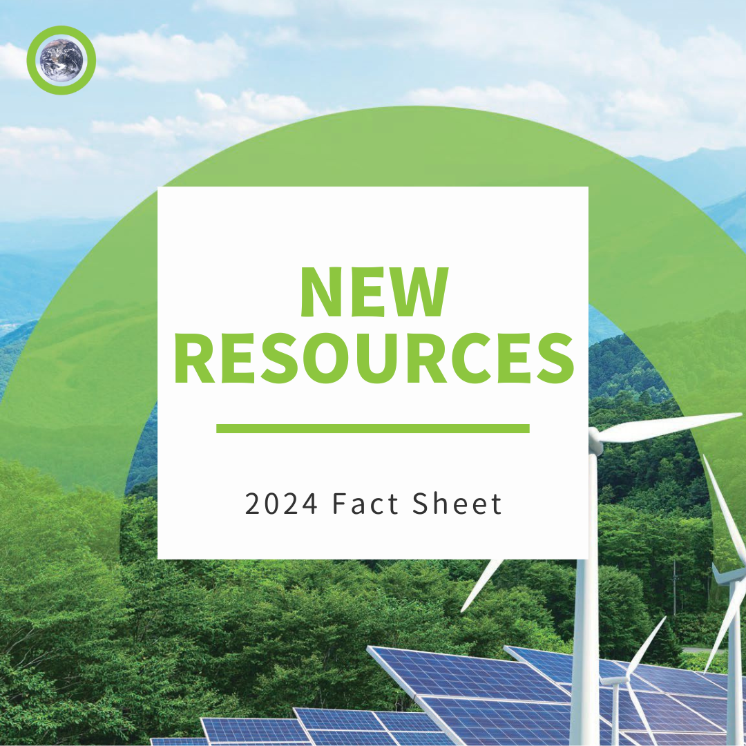 New Resources! 2024 Fact Sheet for free download