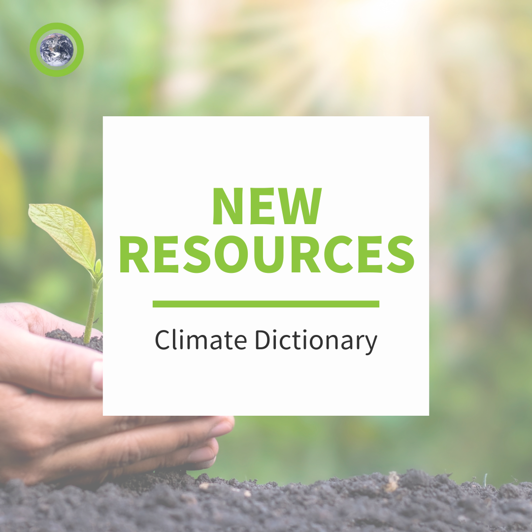 New Resources！”Climate Dictionary” for free download