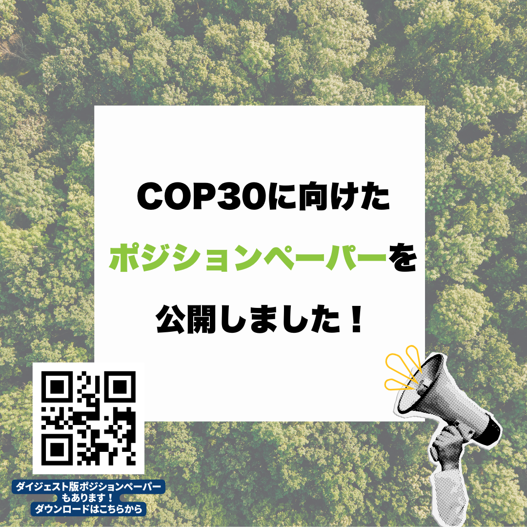 [日本語・フル]COP30 ポジション・ペーパー